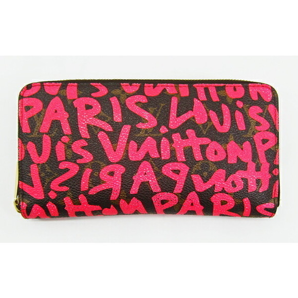 Louis Vuitton Pink Graffiti Zippy Wallet - Picture 1 of 1